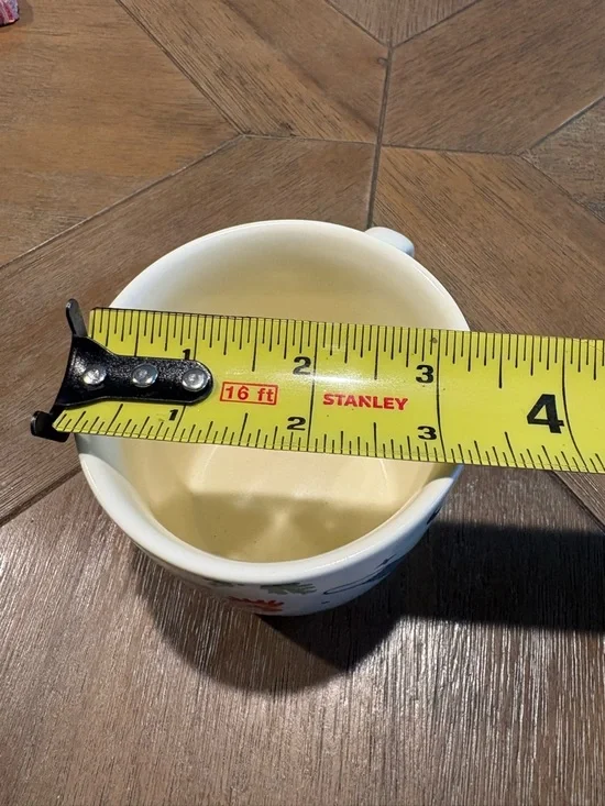 Brodo Bone Orange Logo Ceramic Mug Veggie Print - Set of 2 - Picture 4 of 5